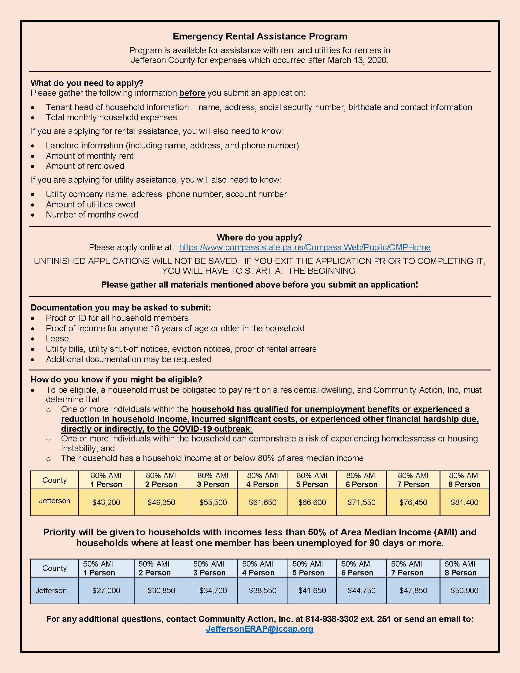 Pa sale compass website